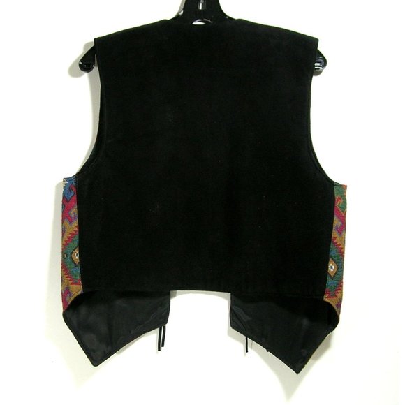 TA Branded Santa Fe Western Tapestry Vest - Picture 3 of 6